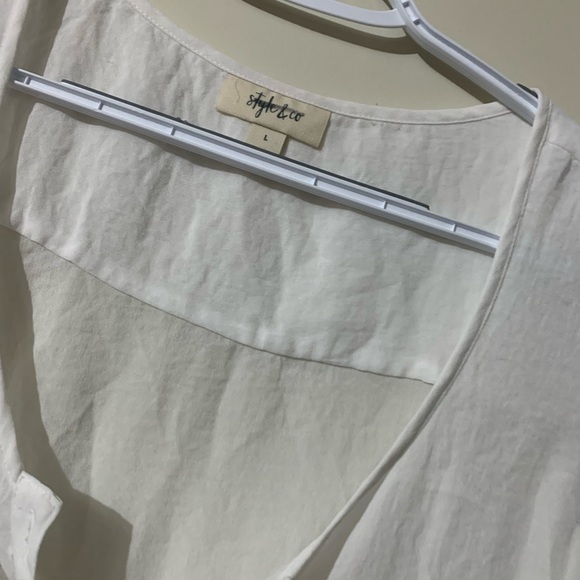 Loose button down top - Picture 2 of 3